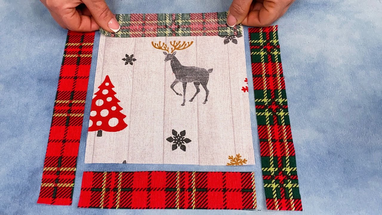 🎄 UTILIZA TUS RETAZOS EN REGALO POR 15 MINUTOS / TRUCO DE COSTURA