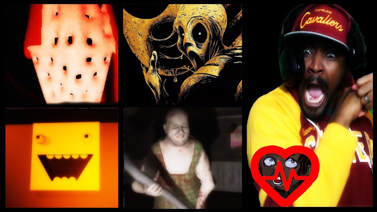 HEART RATE CHALLENGE #1 (4 Scary Games)
