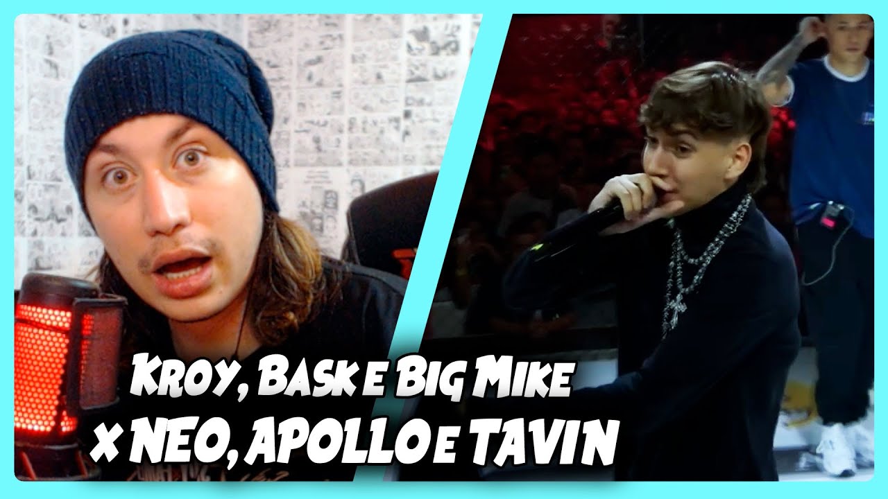 NEO, APOLLO E TAVIN X KROY, BASK E BIG MIKE | SEMIFINAL | BDA 8 ANOS | REACT DO MORENO