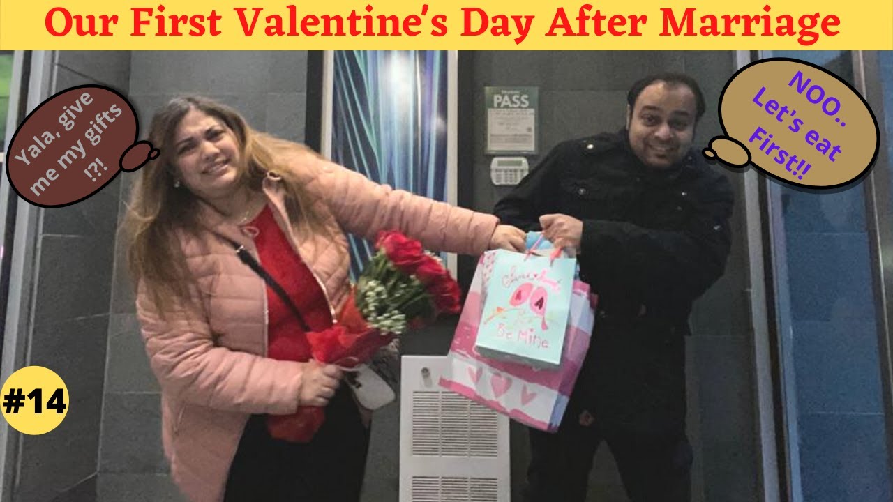 First Valentine's Day After Marriage 💕 Il Emotional moments 😭II 💝عيد الحب  💝II RonaKanar Vlogs 🇨🇦