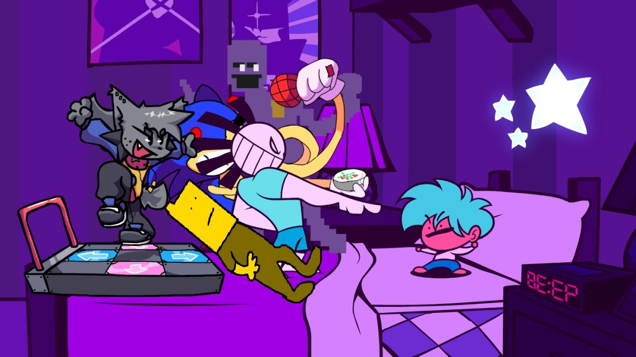 FNF - Roughhouse but every turn another character sings it (Roughhouse but everyone sings it)
