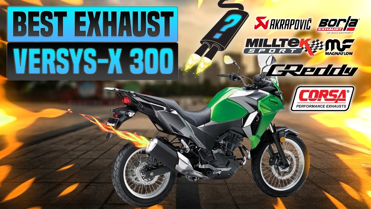 Kawasaki Versys-X 300 Exhaust Sound🔥Danmoto,Delkevic,GRmoto,SP Engineering,TBR,Yoshimura,Upgrade