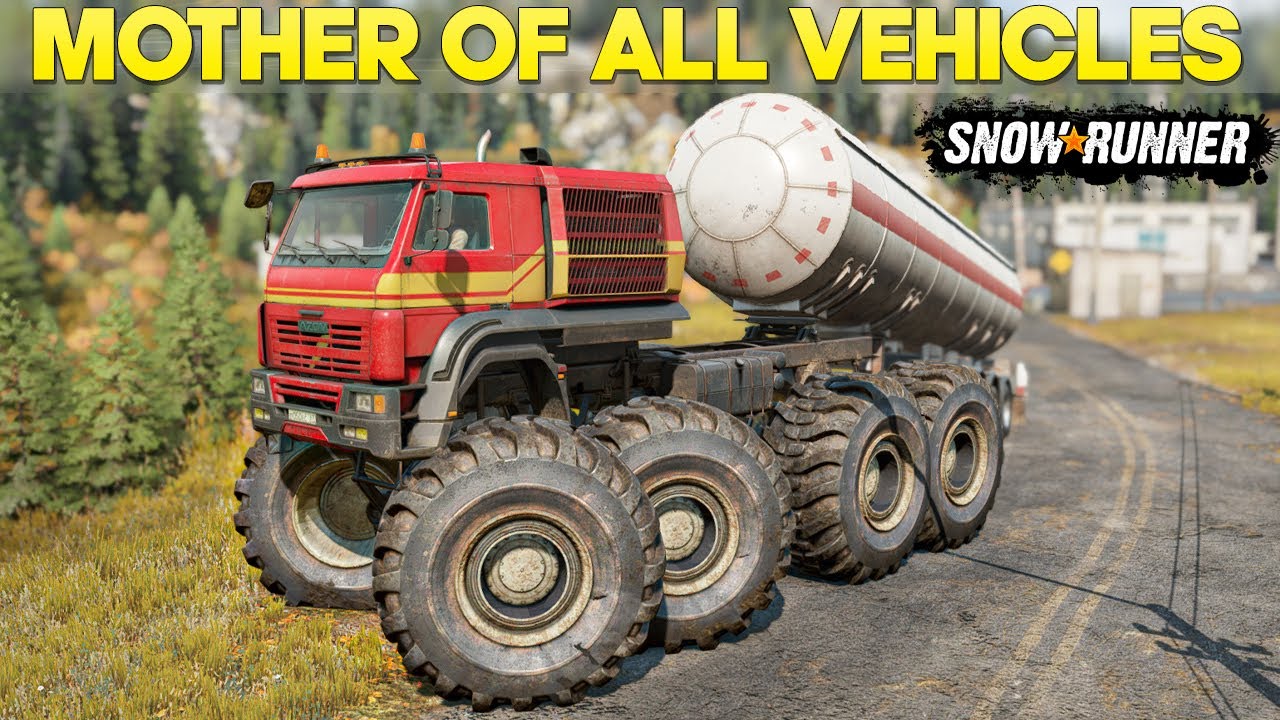 Mother Of All Vehicles in SnowRunner Azov 6436 + Gameplay and Overview (Mod)