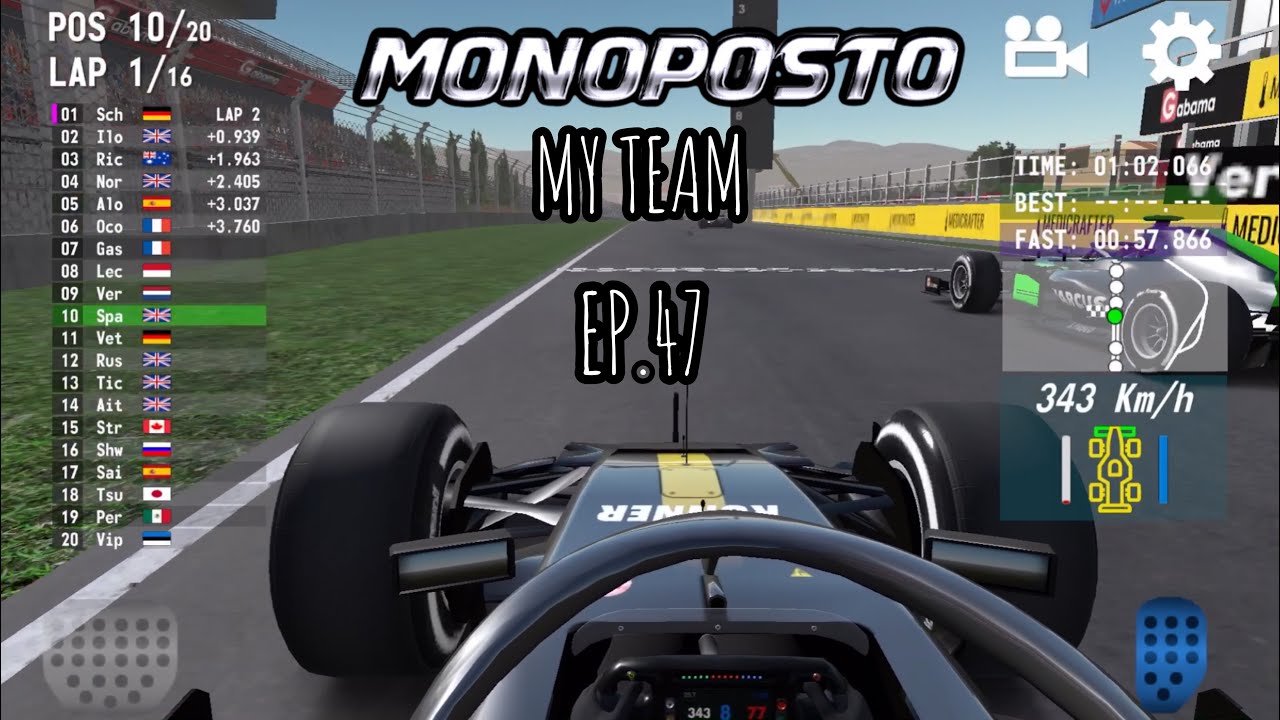 Monoposto My Team Ep.47 THIS IS SPAIN IN MONOPOSTO!