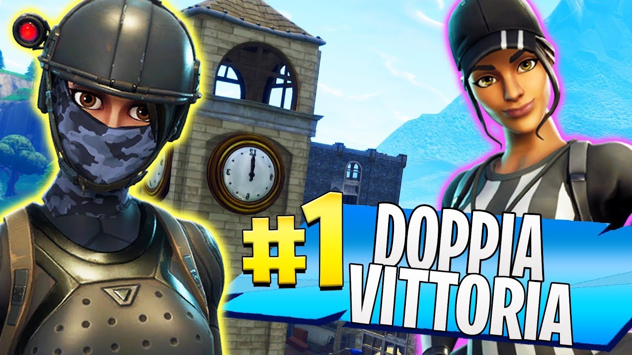 DOPPIA VITTORIA NELLE DUO VS SQUAD CON IL MIGLIOR PLAYER ITALIANO DI FORTNITE!!