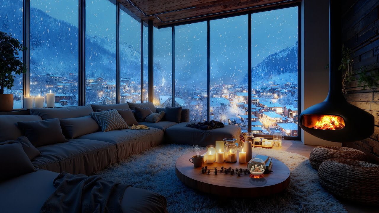 Piano & Snowdrift Serenade for Deep Sleep - Natural Sounds for Ultimate Relaxation 🎹