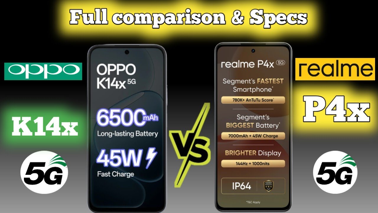 OPPO K14x vs Realme P4x – Which Budget King Wins in 2026? 👑