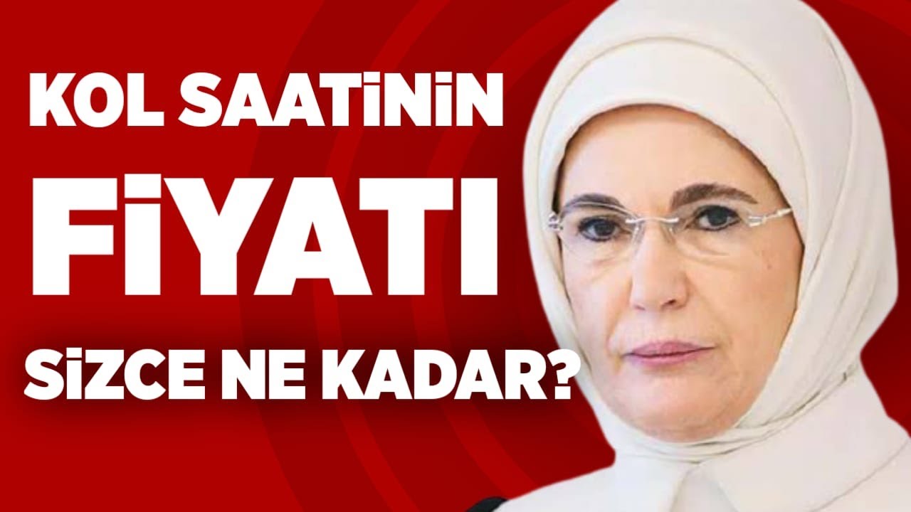 Emine Erdoğan'ın Kol Saati Sizce Ne Kadar? Çıkacak Kitabı için Fotoğraf Çektiren Emine Erdoğan'ın...