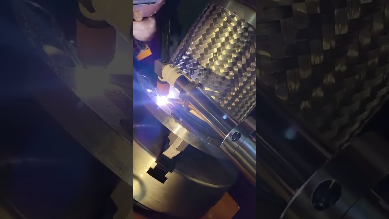 Metal hose automatic welding #automaticwelding #metalhose#tigwelding#flexiblehours