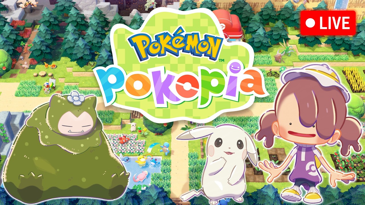 👀 Pokémon Pokopia – All-Day FIRST LOOK Stream | Nintendo Switch 2 Gameplay🌿