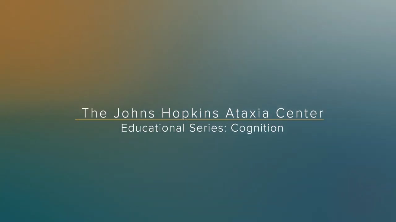 Ataxia Cognition