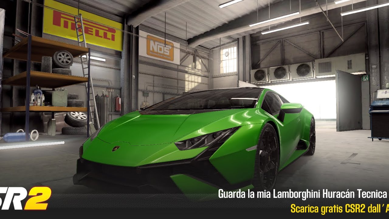 【CSR2】 Huracan Tecnica (purple) , Shift & tune for 7.41x