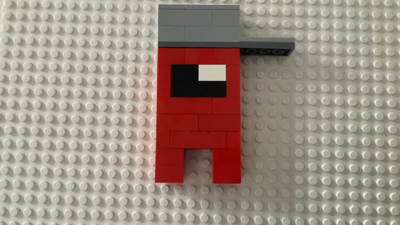 How to build a lego AmongUs character 