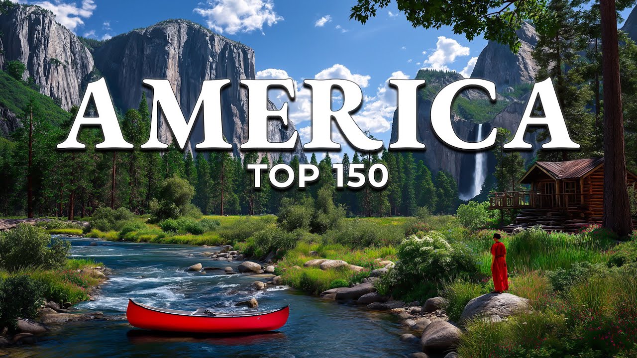 Top 150 Most Beautiful Places in North America (4K)