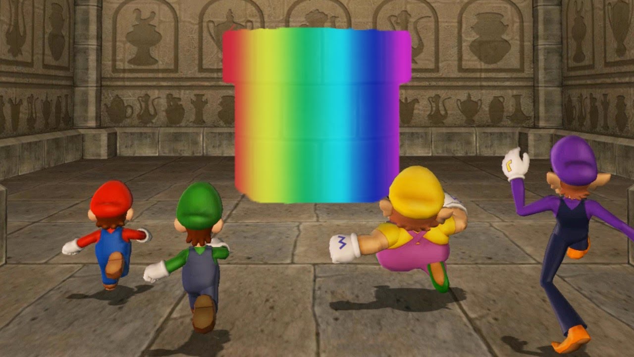 Mario Party 9 - Step It Up - Mario VS Luigi VS Wario VS Waluigi