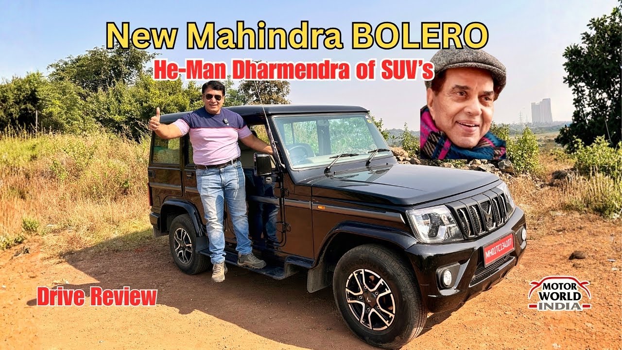 2025 New Mahindra Bolero - He-Man Dharmendra of SUV's - Detailed Drive Review - Motor World India