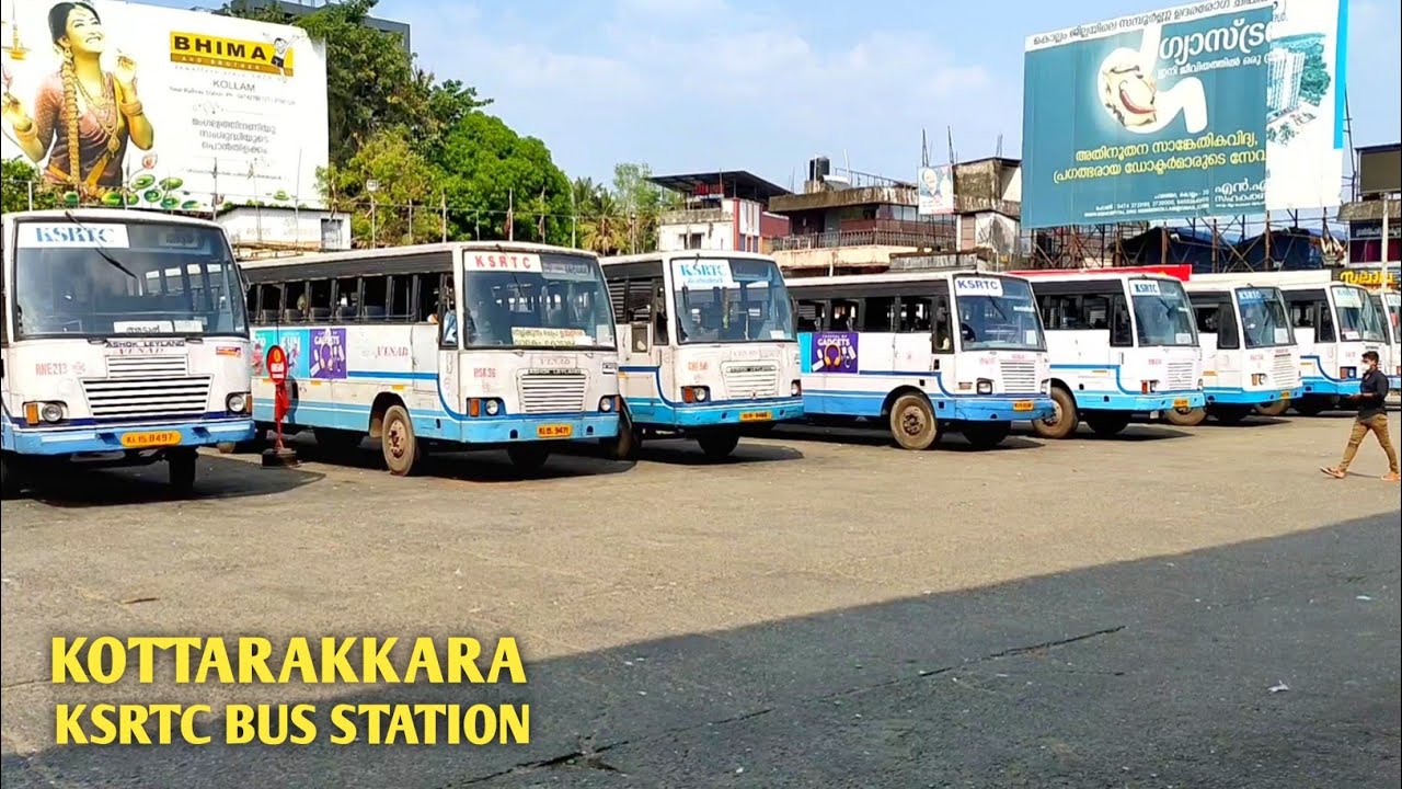 Kottarakkara KSRTC Bus Stand, Kollam District, Kerala