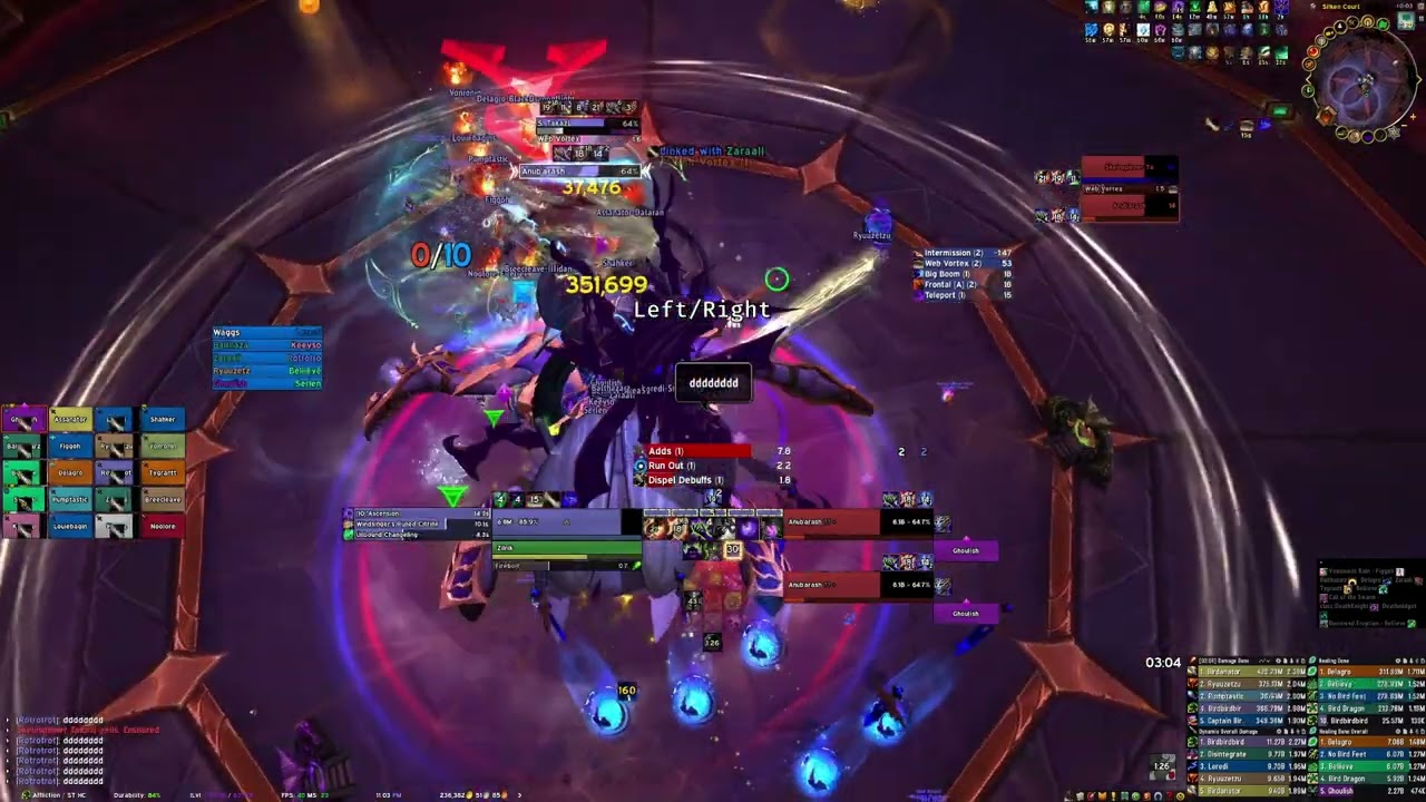 Mythic Silken Court Kill | Ice Hut | Affliction Warlock POV