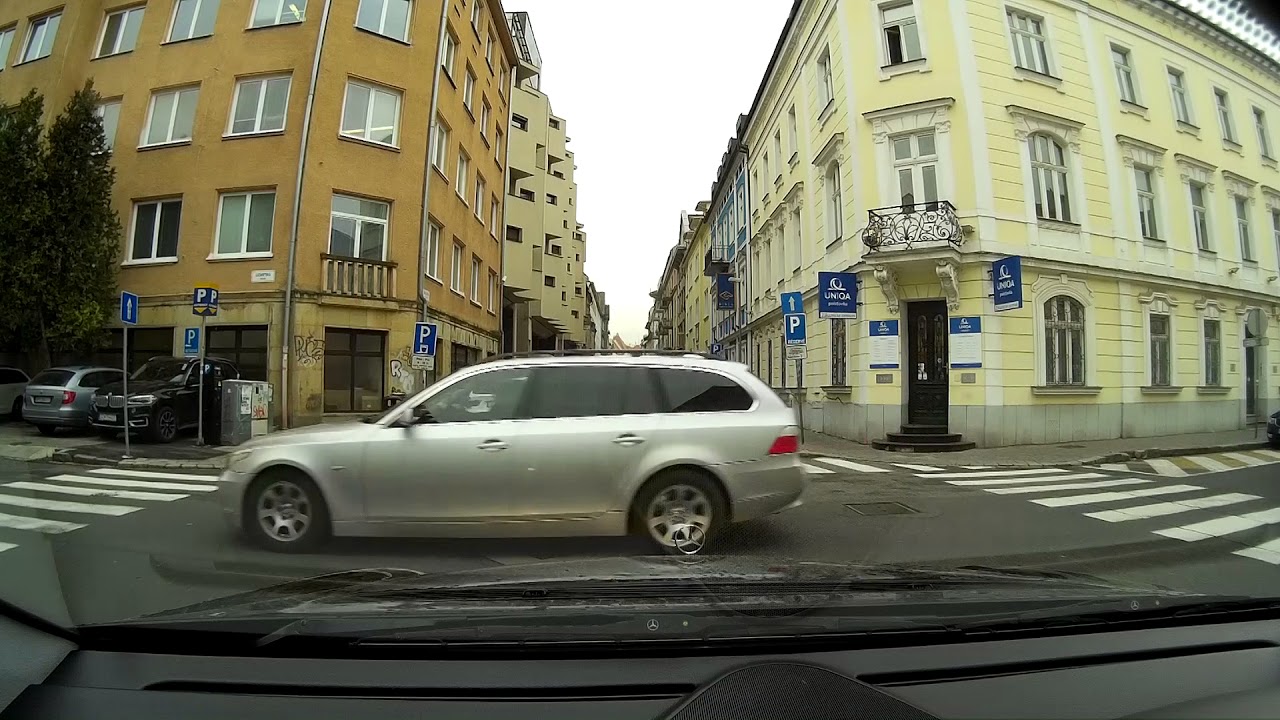 Driving by car Bratislava Grösslingová 2018