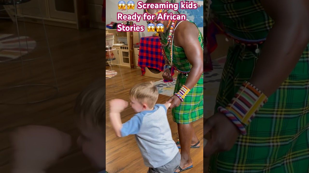 Kids Screaming for African Stories #africanstoryteller #africanfolktale #traditionalstories #comedy