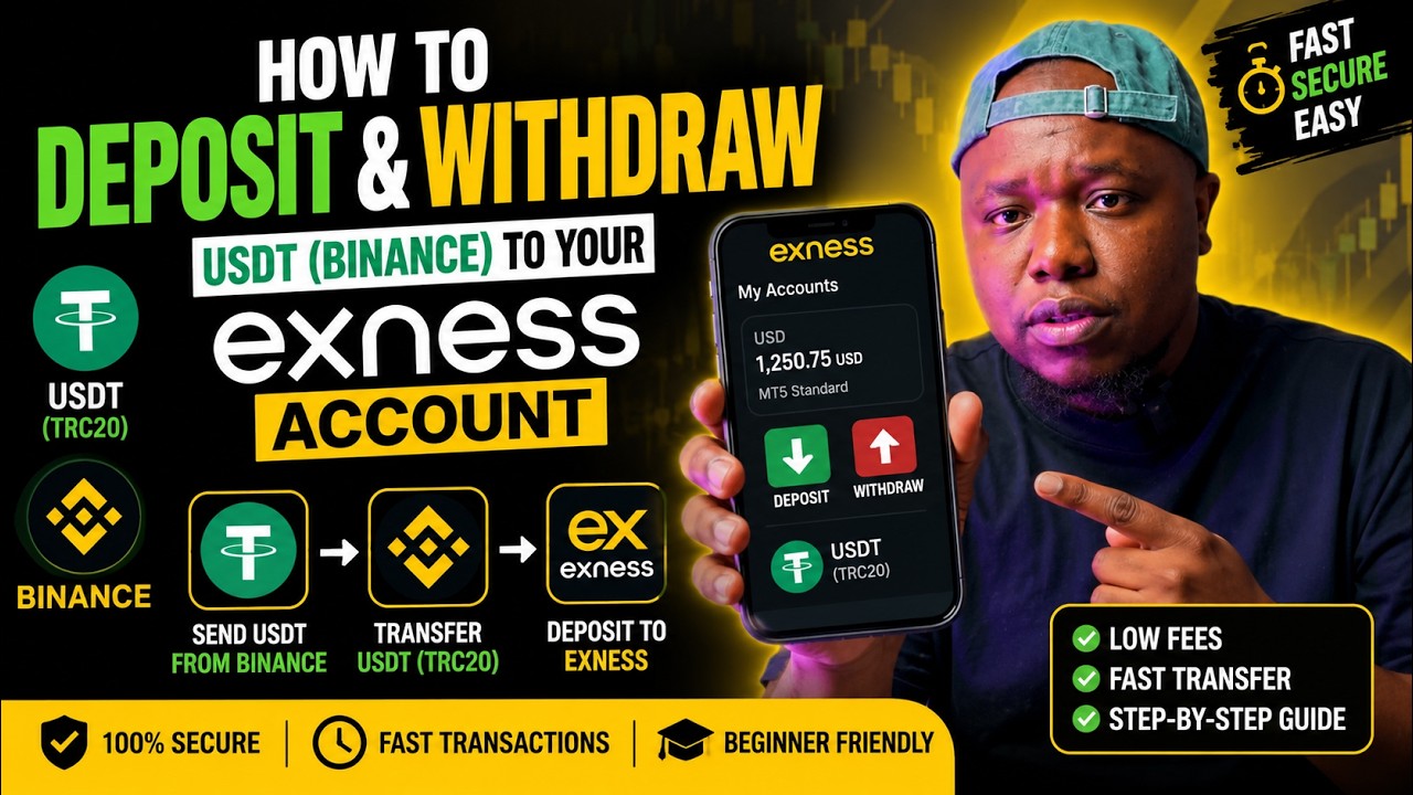 How to Deposit & Withdraw on Exness Using USDT (Binance) | Step-by-Step Tutorial