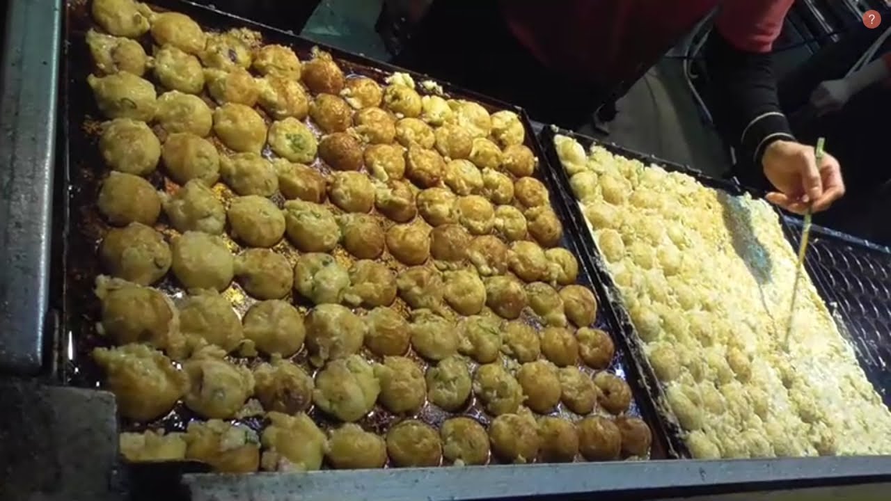 大阪のたこ焼き　プロが焼くたこ焼き(たこ焼道楽 わなか 千日前 本店 )　Delicious Takoyaki of Osaka Namba Sennichimae　大阪难波千日前的美味章鱼烧烤