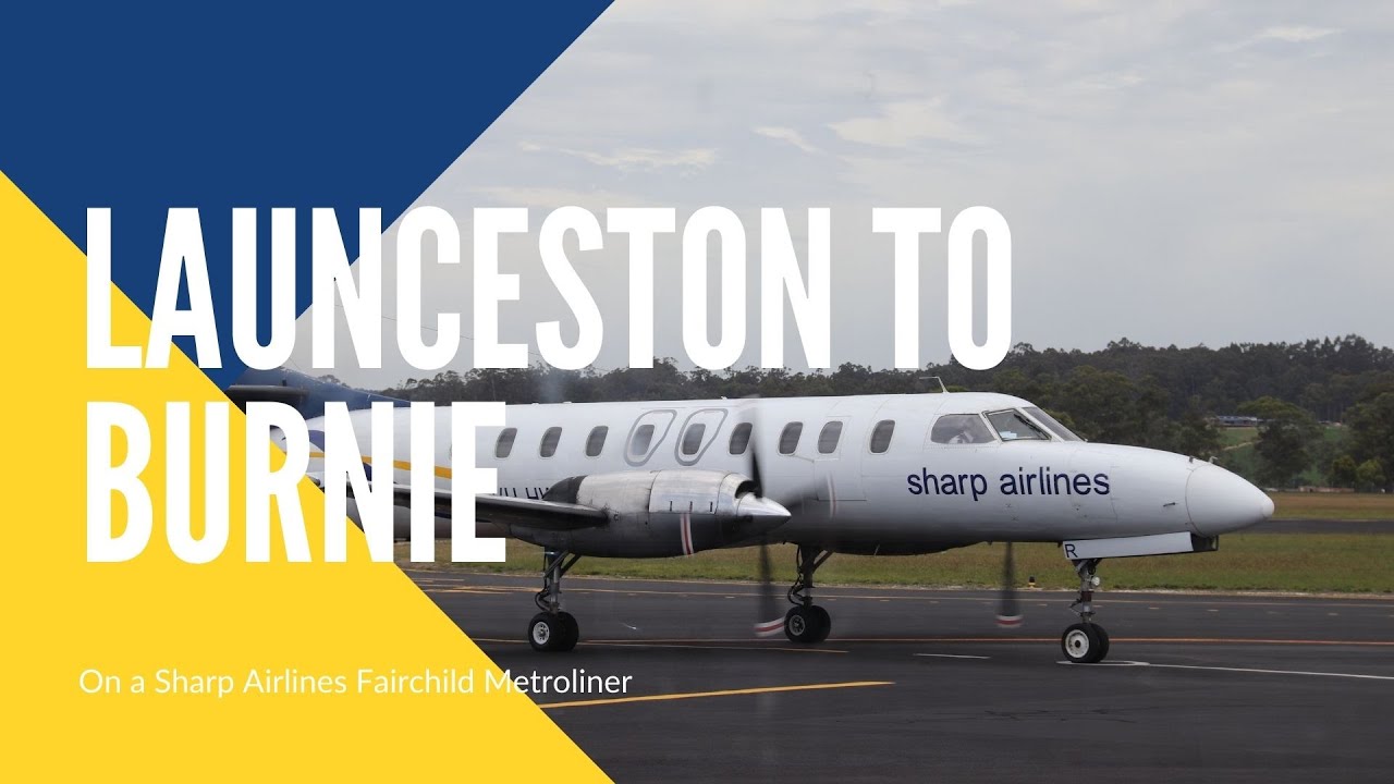 Sharp Airlines | Fairchild Swearingen Metroliner | Full Flight Launceston to Burnie/Wynyard