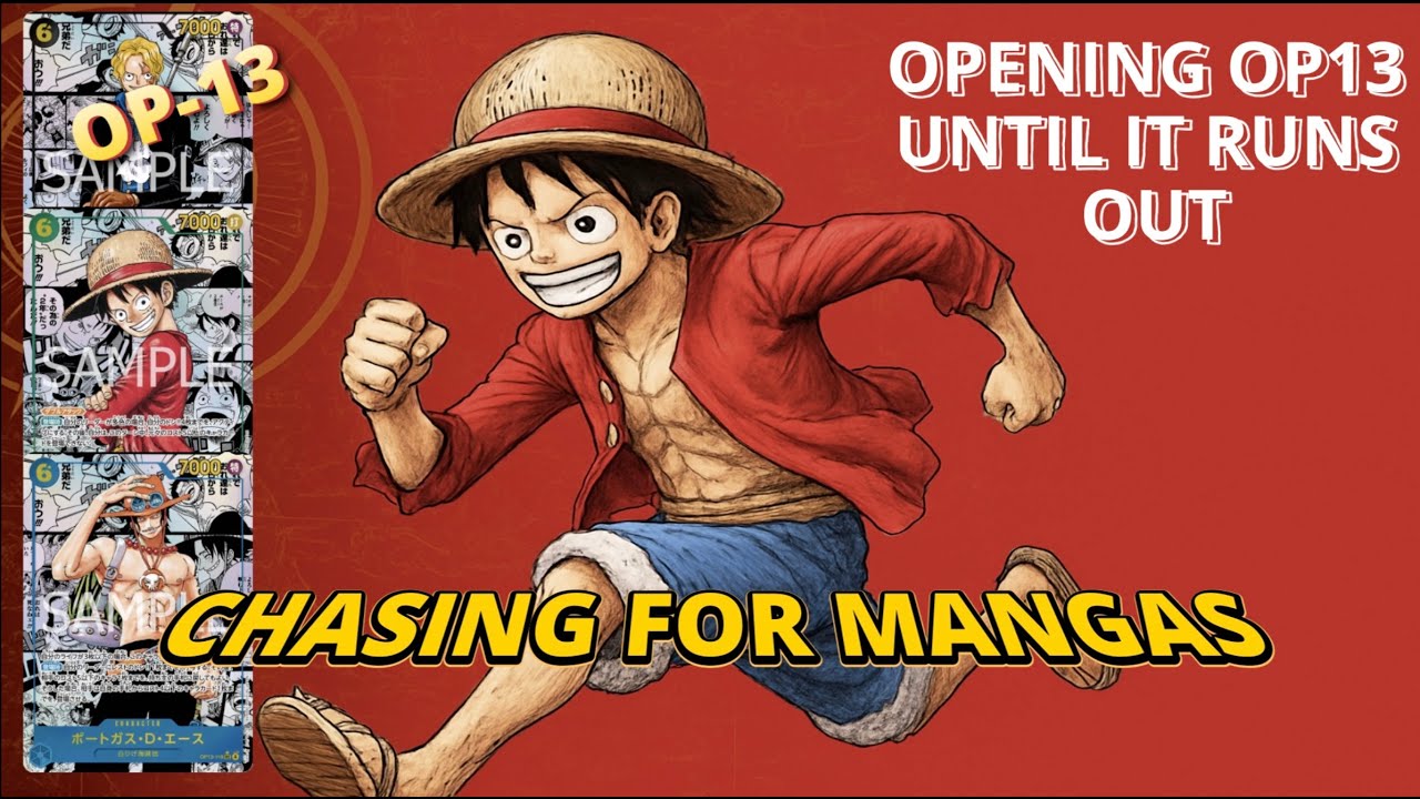 Best One Piece Card Game Set! OP-13 Booster Box Opening. Manga Rare Search.