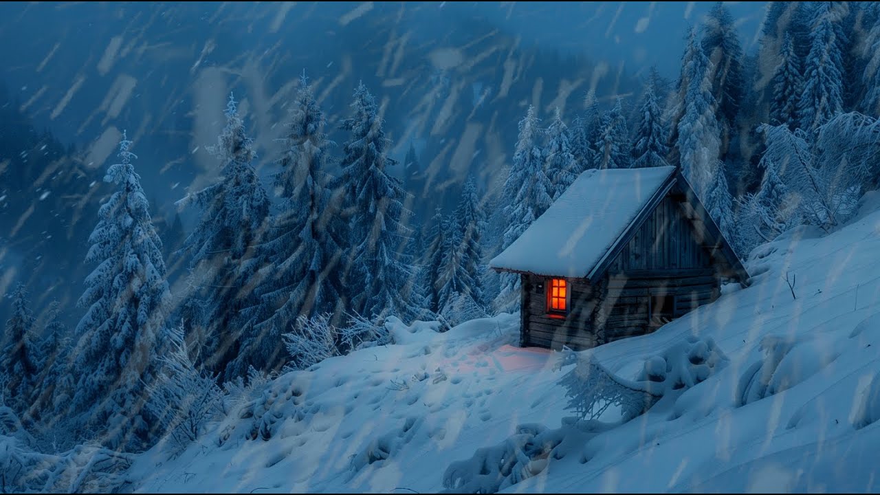 3 Saatlik Kar Fırtınası | Uluyan Blizzard Sesleri | Şiddetli R&uuml;zgar | Uyku İ&ccedil;in M&uuml;kemmel Sesler