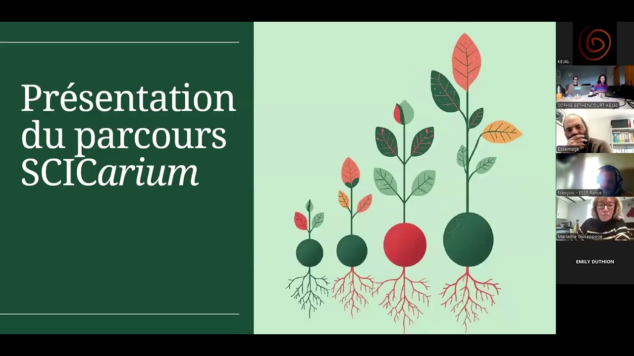 Présentation de la formation SCICARIUM 2026