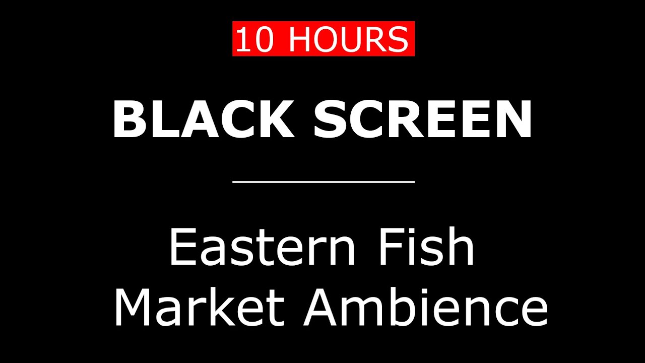 Eastern Fish Market Ambience | Turkish Oriental Fish Market | Bazaar Street Sounds | 10 Hours