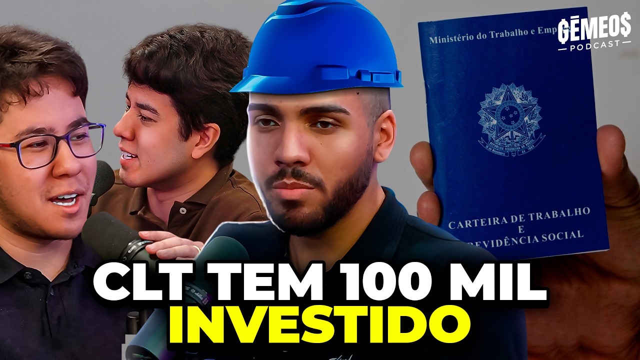 COMO INVESTIR SENDO POBRE E CLT | ASSALARIADO INVESTE | Gêmeos Podcast #143