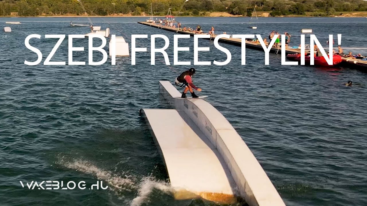 Szebi Szolath shredding at Lupawake / Budapest - Season 2020