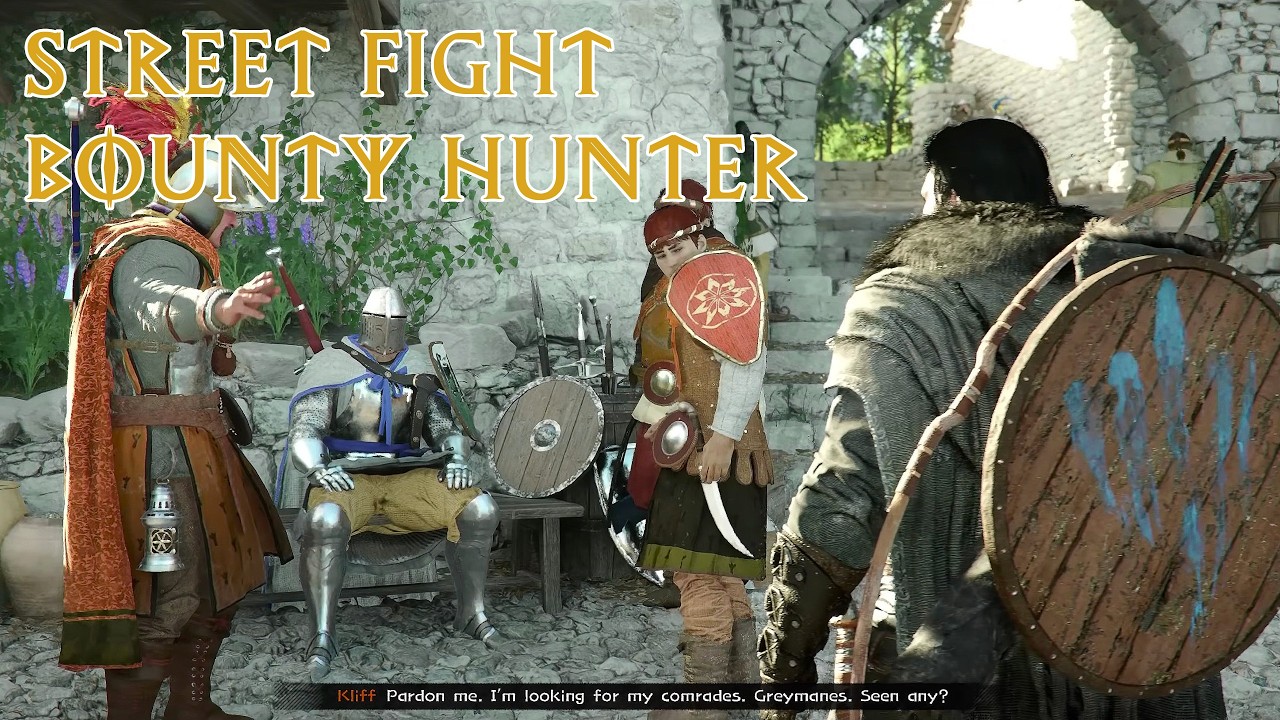Crimson Desert: Insane Street Fight With Greymane Bounty Hunters (4K60FPS)