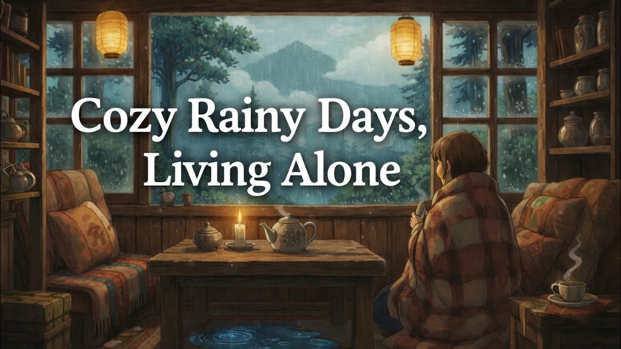 Title:“A Cozy Rainy Day Alone 🌧️ | Solitude & Calm Moments”