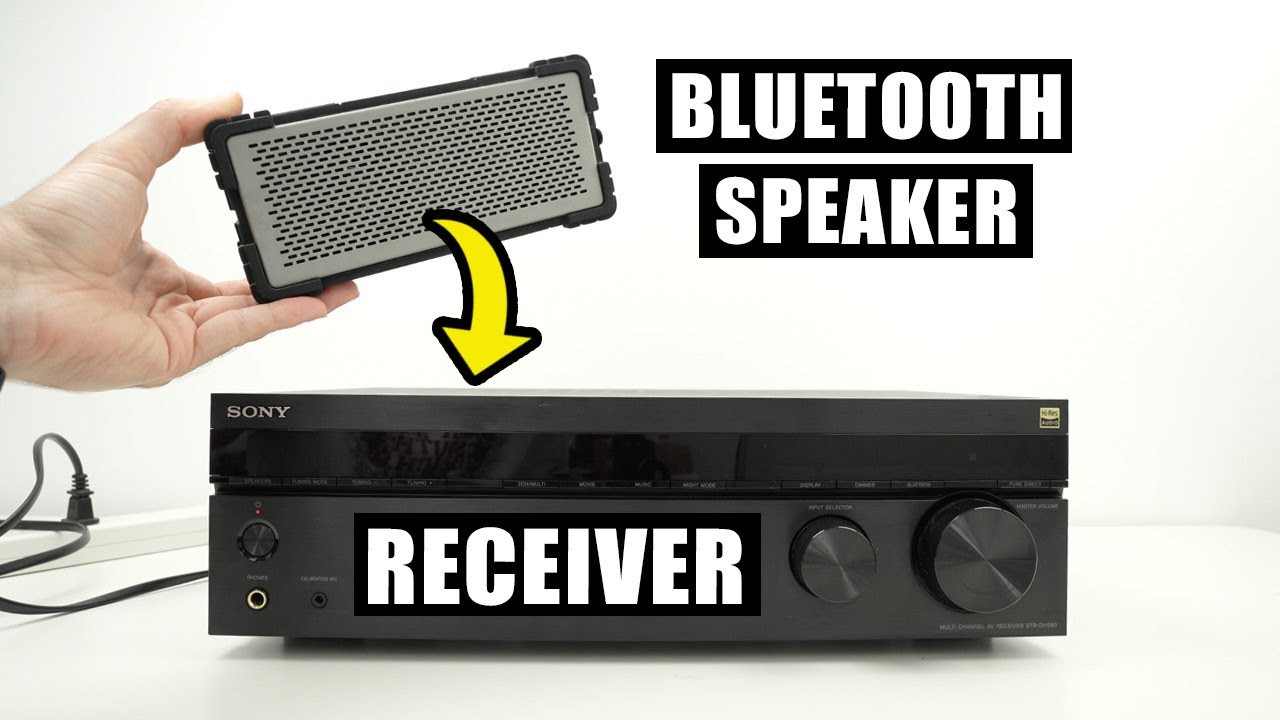 How to Connect a Bluetooth Speaker to an AV Receiver