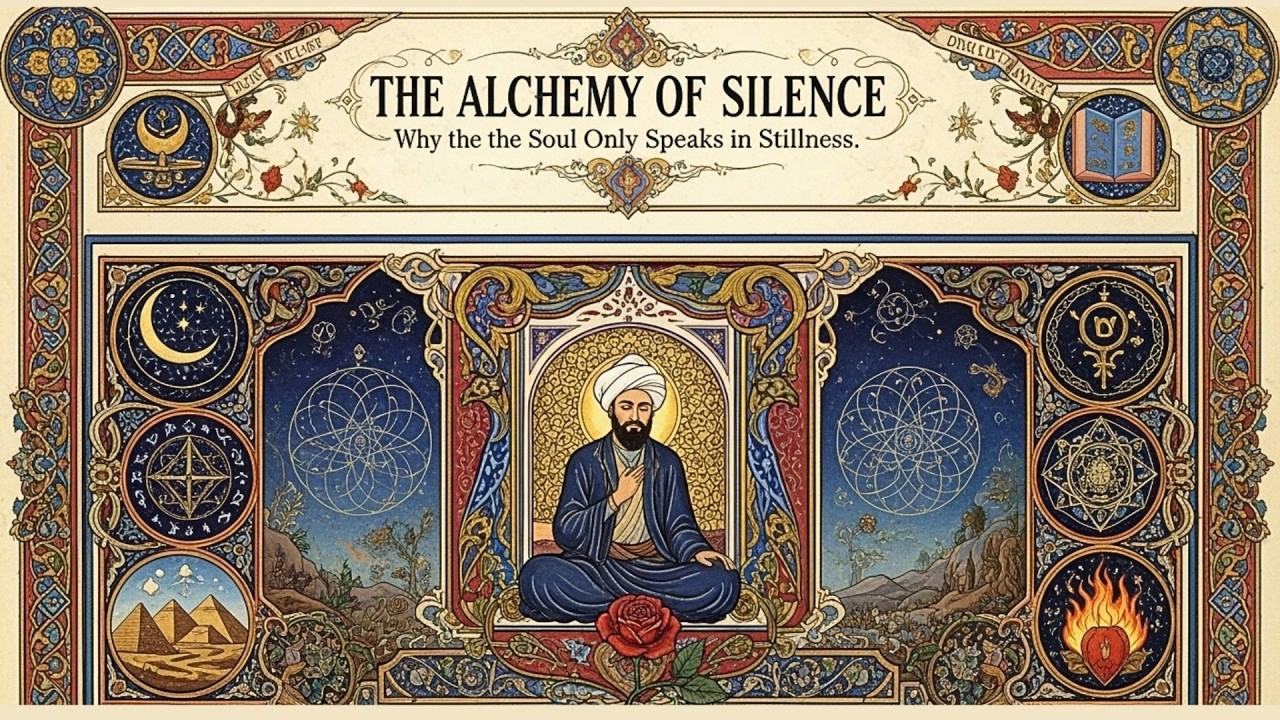 The Alchemy of Silence — Why the Soul Only Speaks in Stillness | Dark Academia & Sufi Mysticism