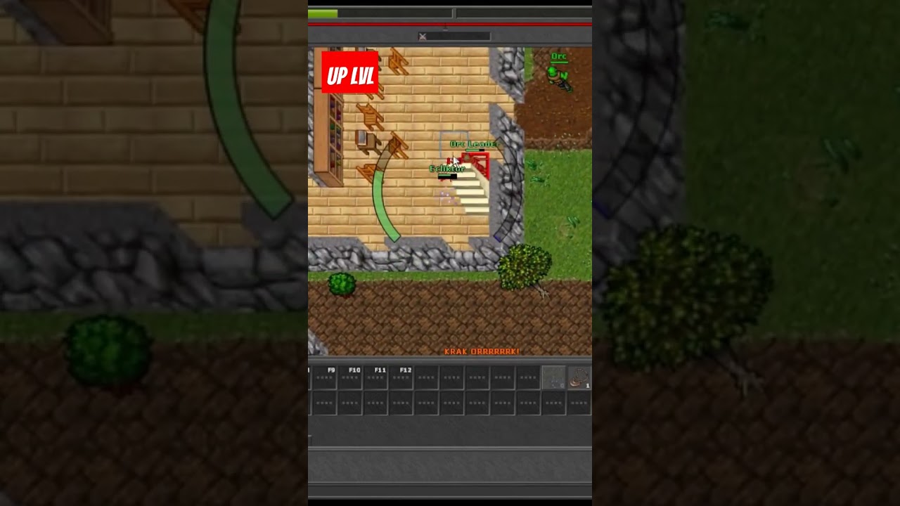 Tibia- Up level - Orcfortress #tibia #tibiawolrd