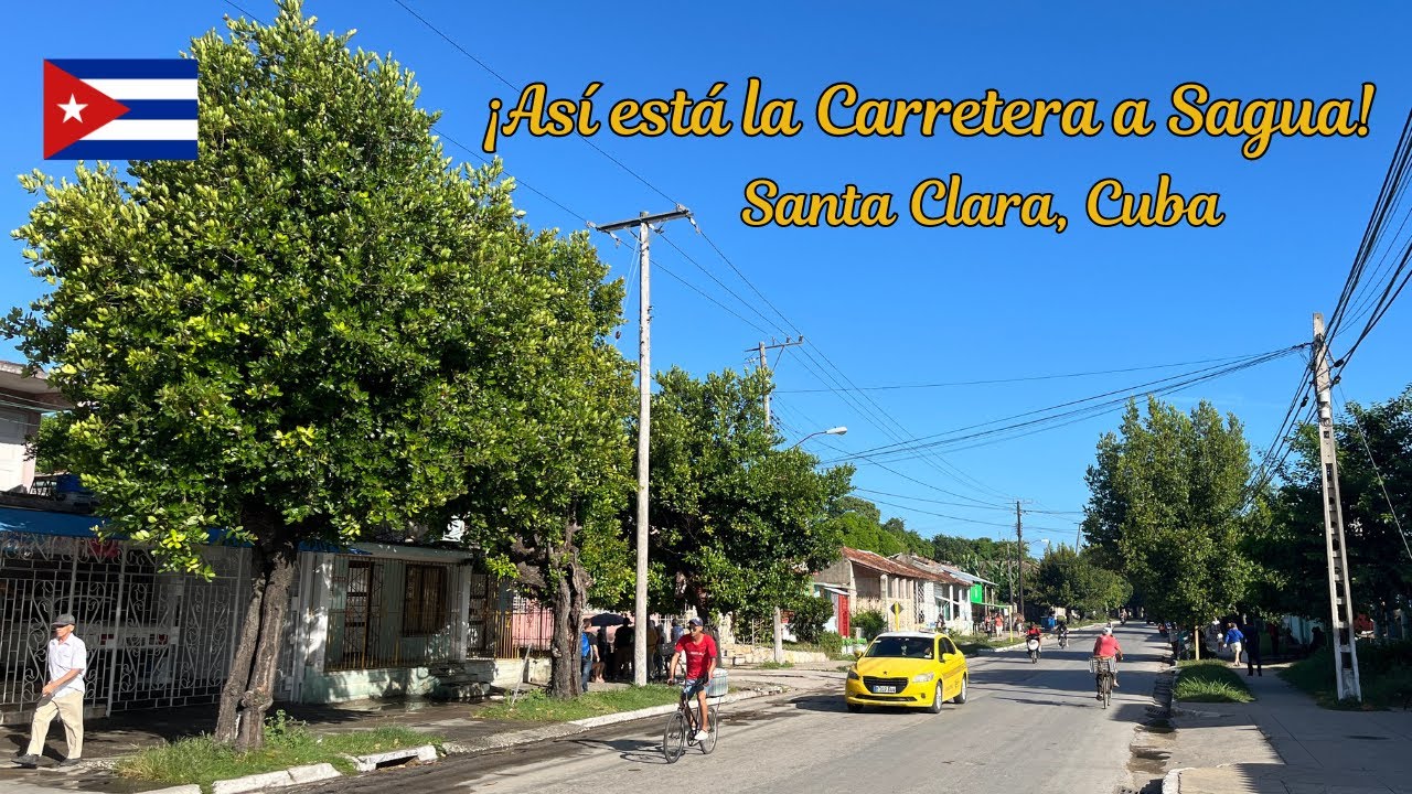 [4K] 🇨🇺 Santa Clara, Cuba | Desde la Carretera a Sagua hasta el Ferrocarril🛵🛣️🚂| Walking Tour