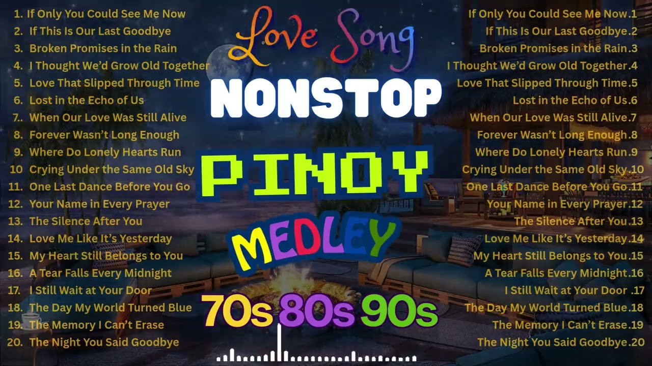 ♾️Nonstop Medley 70's 80's 90's Collection | Greatest Hit Slow Rock Love Song | MGA LUAMANG TUGTUGIN