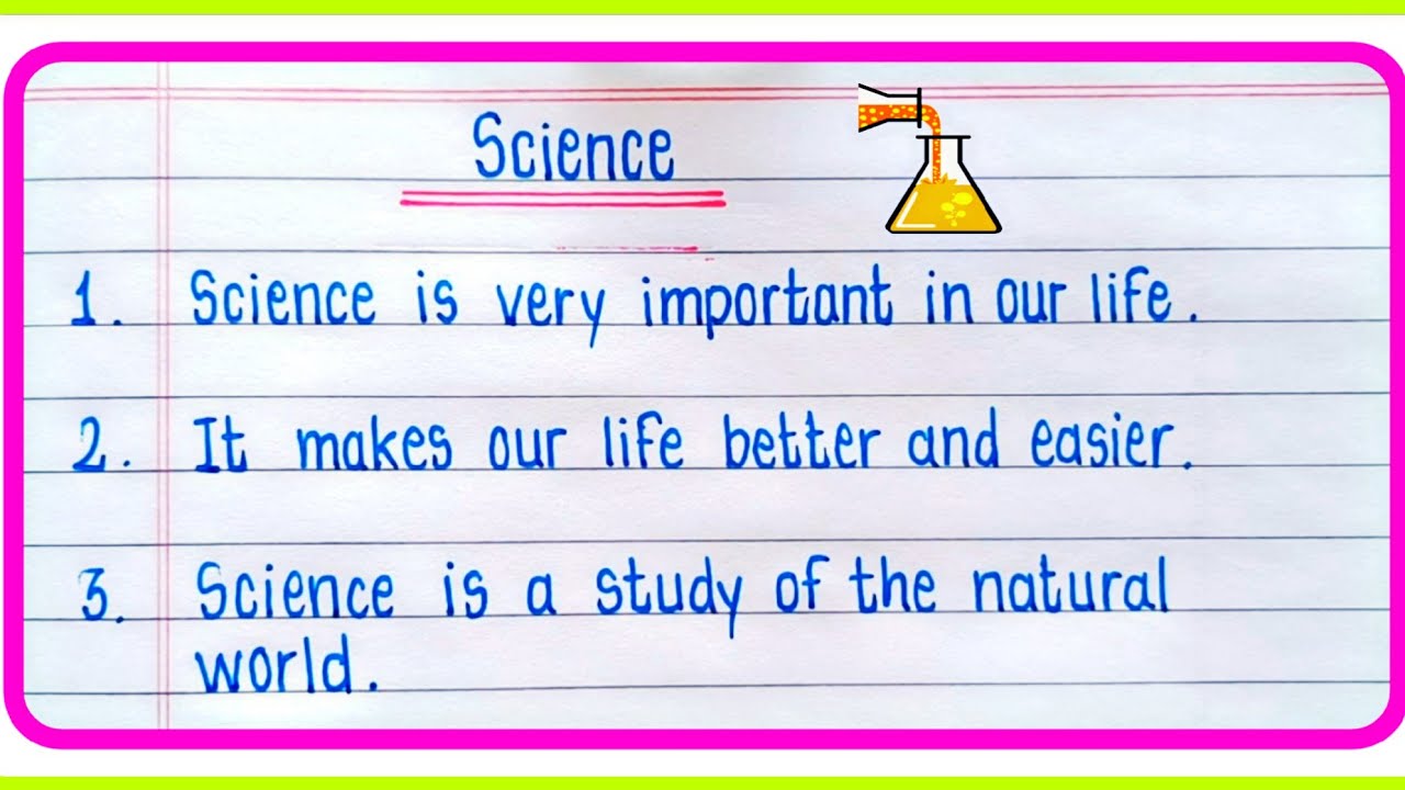 10 Lines Essay On Science In English | Short Essay On Science | Science Essay In English Writing