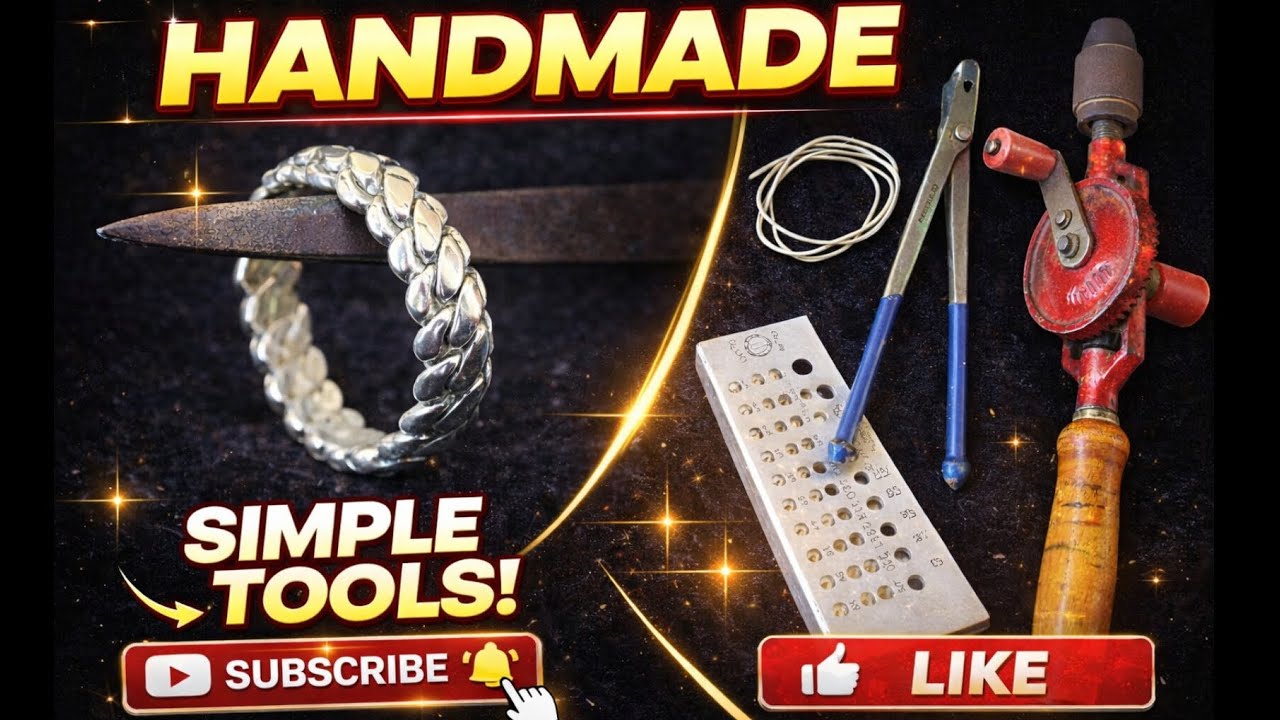 Handmade Ring From Simple Tools 🔨 | DIY Jewelry Making 