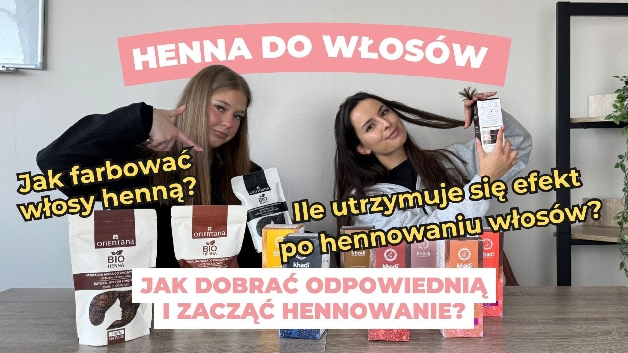Henna do włosów - jak dobrać odpowiednią i zacząć hennowanie? 🎬