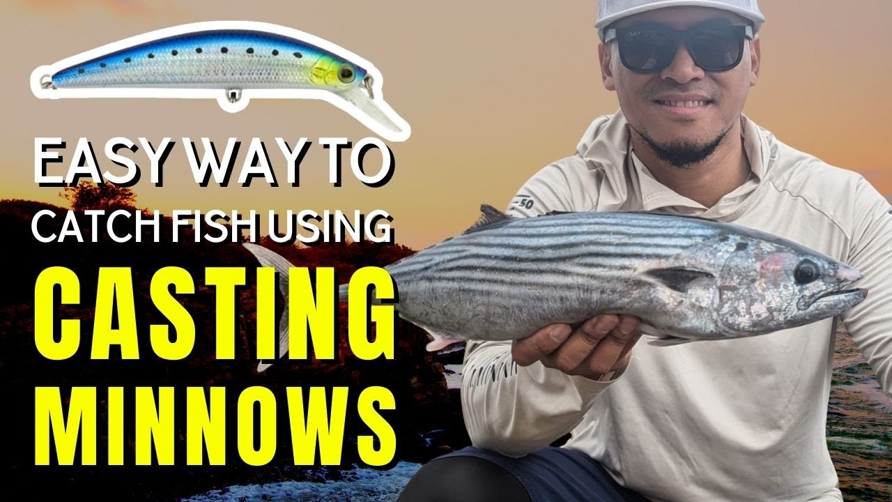Easy way to catch fish using CASTING MINNOWS