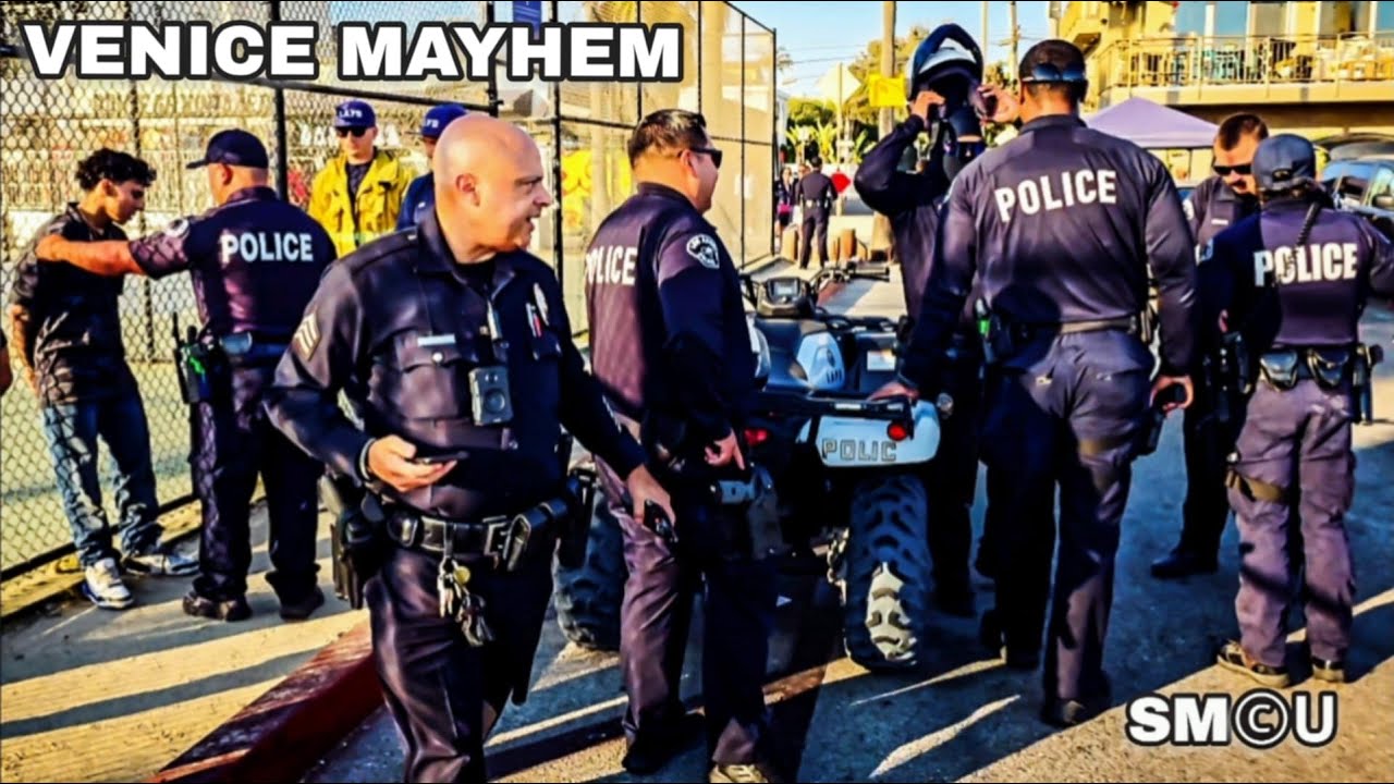 𝗠𝗢𝗧𝗢𝗥𝗖𝗬𝗖𝗟𝗘 𝗧𝗔𝗞𝗘𝗢𝗩𝗘𝗥: LAPD Arrests, Bike Seized After Use of Force at Venice Beach