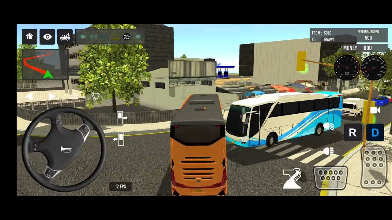 Indonesia Coach bus driving | Euro bus simulator 2025 Android gameplay #game 1