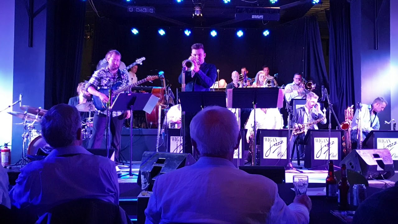 Louis Dowdeswell Big Band playing the 'Incredibles suite' at Wigan Jazz Club 14th July 2019