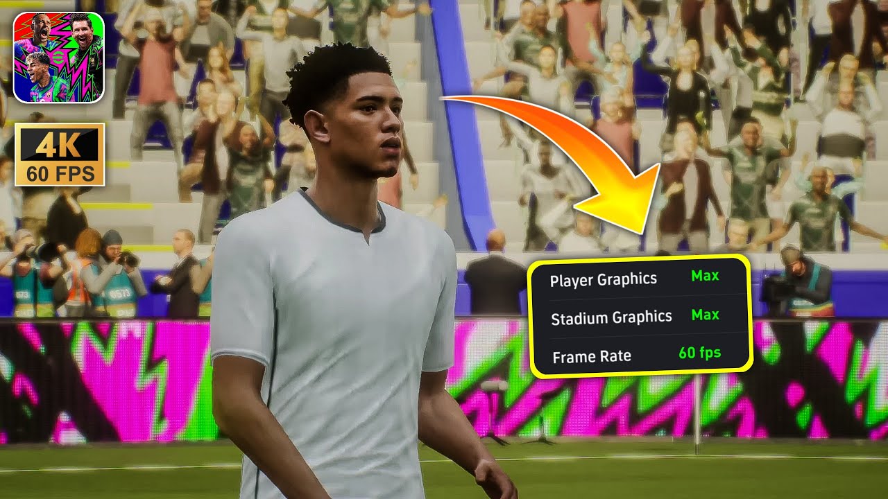 eFootball 2026 Mobile Max Graphics Gameplay With English Commentary 🎧 [Day Mode 60 Fps]