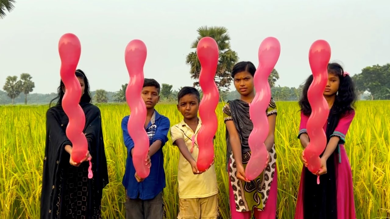 outdoor fun with Rocket Balloon and learn colors for kids by I kids episode -484.