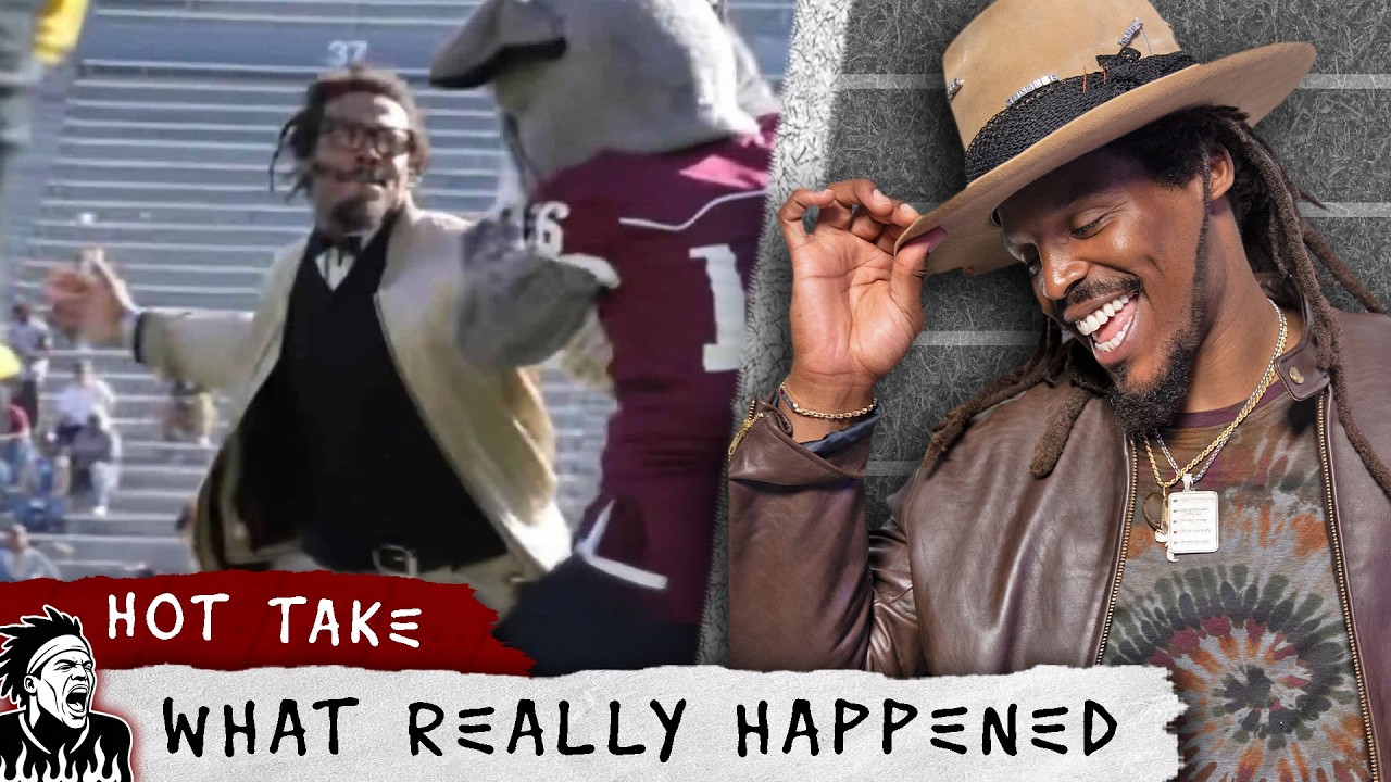 Cam Newton Breaks Down What REALLY Happened With That Mascot on Live TV